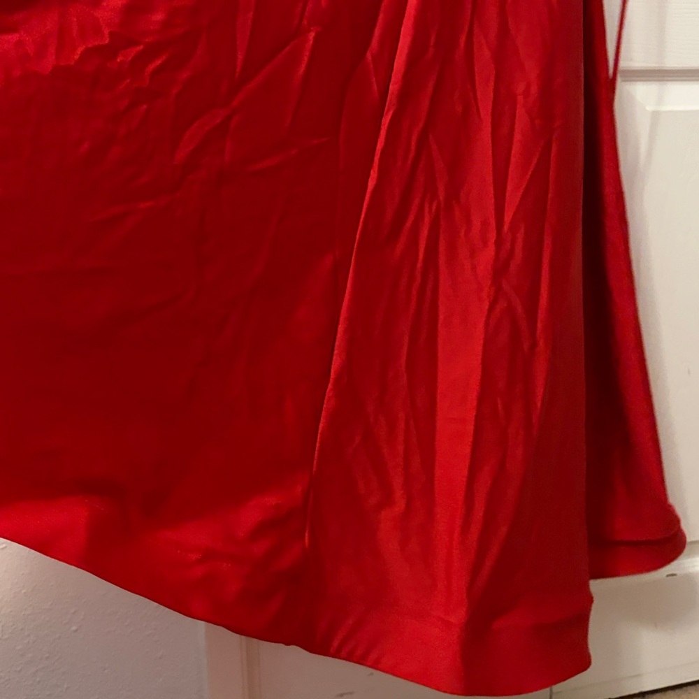 JESSICA ANGEL 813 Red Lace-Up Classic Long Prom Dress XXS - Picture 8 of 11